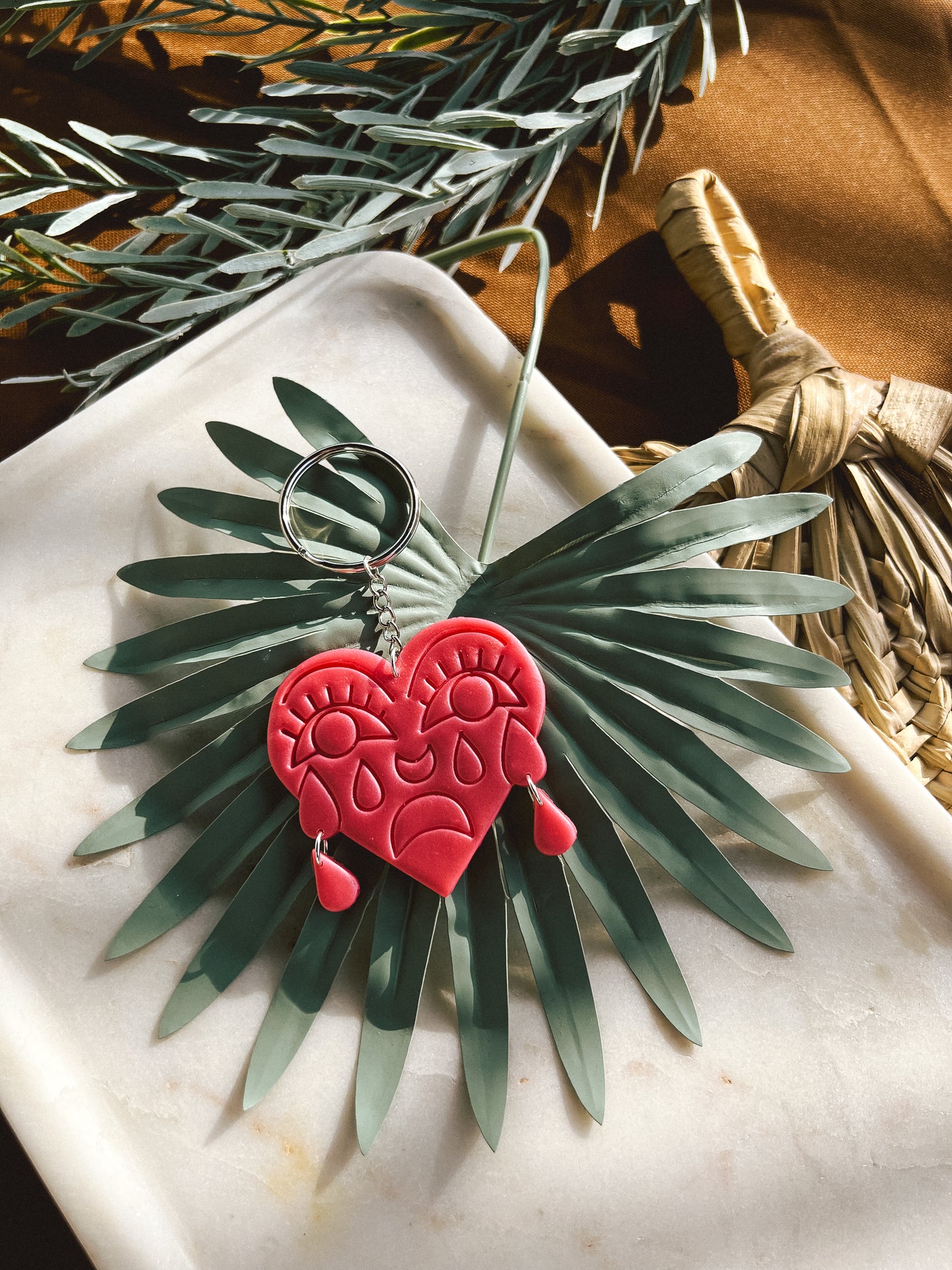 Crying Heart Tattoo | Keychain